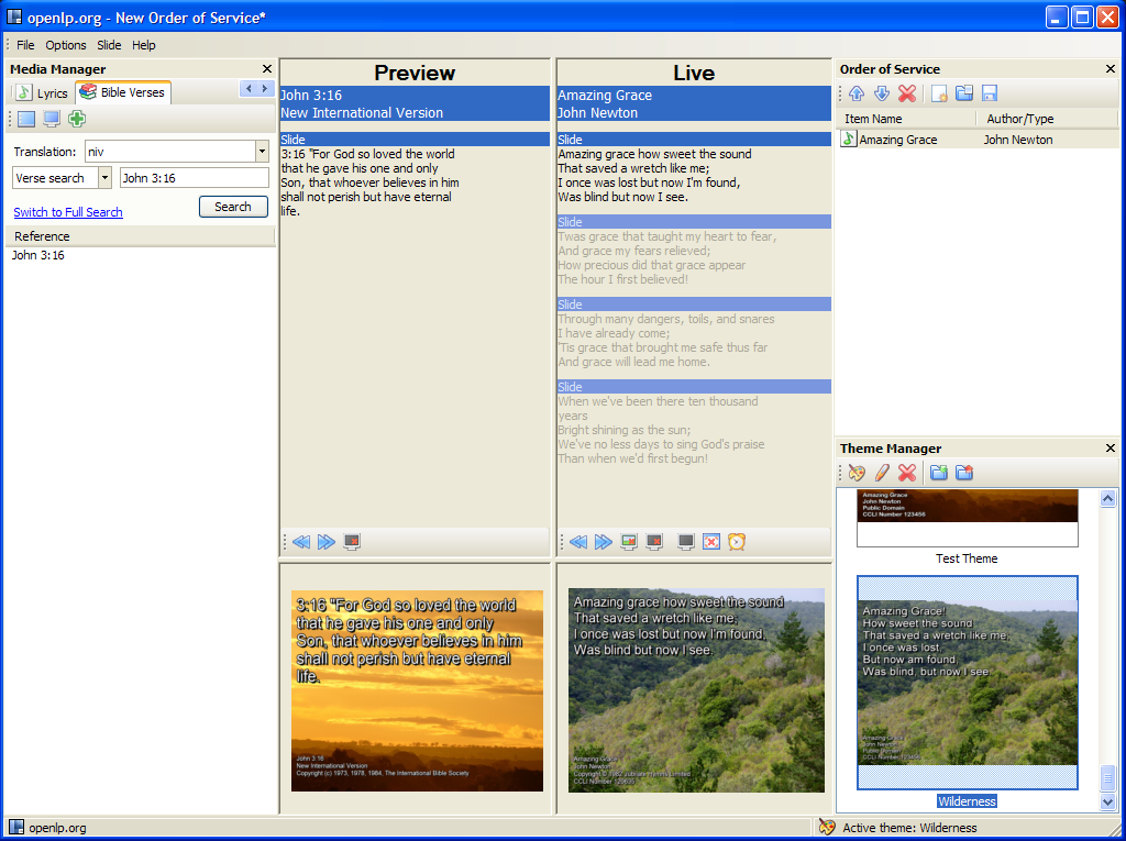 bible software for projector free download